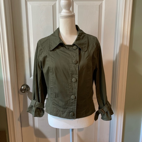 Women’s (junior) light casual jacket top Large EUC - Picture 3 of 8